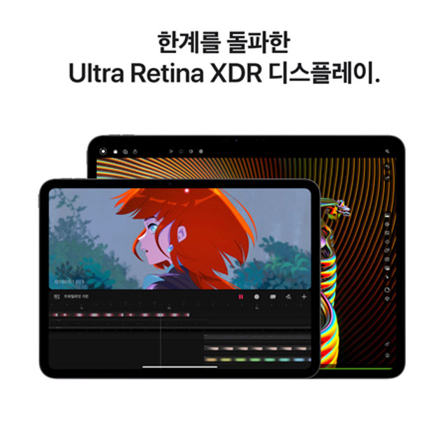  아이패드 프로 11 M4 Wi-Fi 256GB 스탠다드 글래스 - 스페이스 블랙 [MVV83KH/A]