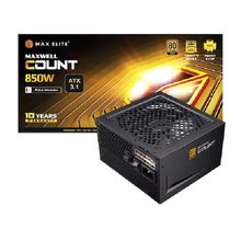 맥스엘리트 MAXWELL COUNT 850W 80PLUS GOLD 풀모듈러 ATX 3.1 파워 (PCIE5)