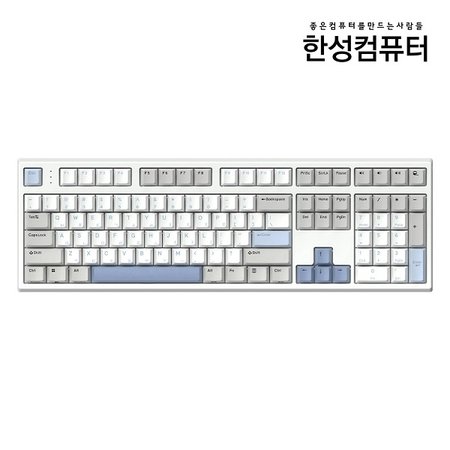 한성컴퓨터 GK787SE OfficeMaster 뽀송 (밀크 소다, 38g)