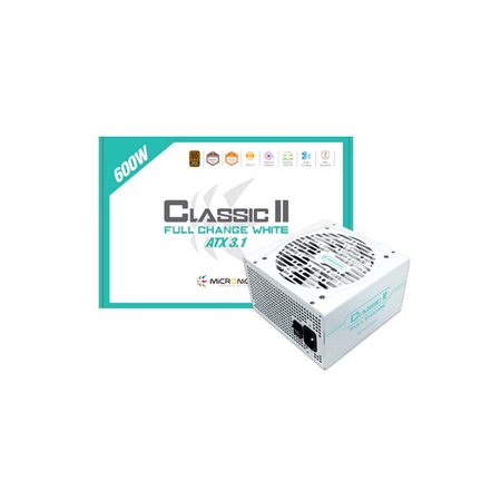 마이크로닉스 Classic II 풀체인지 600W 80PLUS브론즈 ATX3.1 화이트