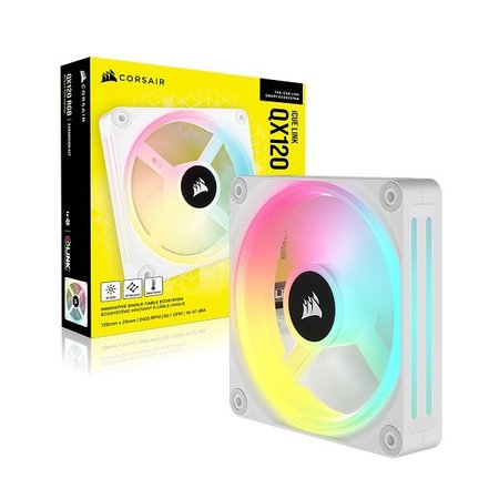 커세어 iCUE LINK QX120 RGB Expansion KIT 시스템쿨러 화이트 (1PACK)