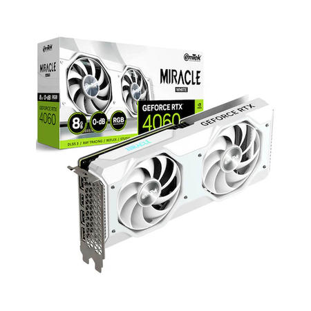 이엠텍 지포스 RTX 4060 MIRACLE WHITE D6 8GB/