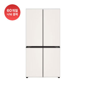 디오스 오브제컬렉션 더블매직스페이스 4도어 냉장고 M875GBB232.AKOR [871L]