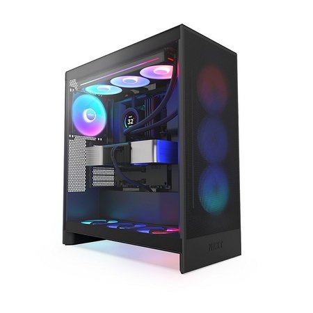 NZXT H7 Flow RGB V2 미들타워 케이스 매트 블랙