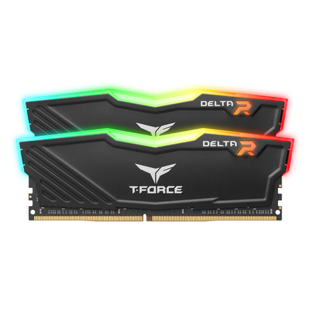 [서린공식] TEAMGROUP T-Force DDR4-3600 CL18 Delta RGB 블랙 패키지 16GB(8Gx2)