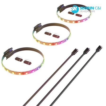 [서린공식] HYTE LS10 qRGB Light Strips (330mm)