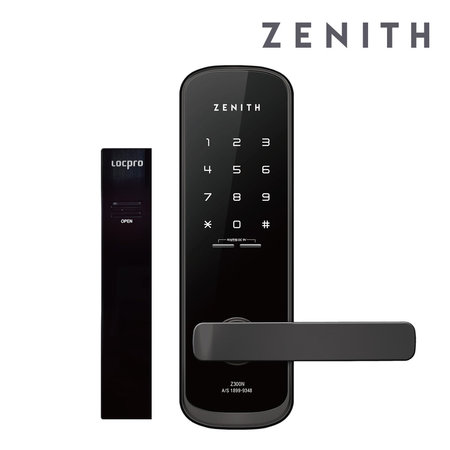 셀프시공 ZENITH 목문용 디지털도어락 Z300N(번호전용)+리모컨세트 나무문/방문 번호키