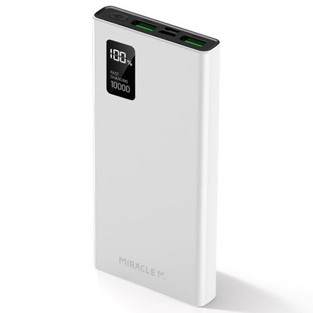 미라클엠 보조배터리 10000mAh 화이트