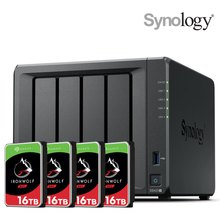 시놀로지 나스 DS423+4Bay NAS 아이언울프 16TB 하드디스크 64TB 합본