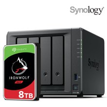 시놀로지 나스 DS423+4Bay NAS 아이언울프 8TB 하드디스크 8테라 1개 합본