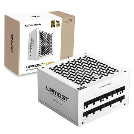 darkFlash UPMOST 1250W 80PLUS골드 풀모듈러 ATX3.0 화이트 E