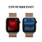 애플워치10 42mm, GPS+Cellular(골드 티타늄, 골드 밀레니즈 루프, S/M)-[MX083KH/A]