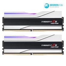 [서린공식] G.SKILL DDR5-6000 CL28 TRIDENT Z5 NEO RGB J 화이트 패키지 (32GB(16Gx2))