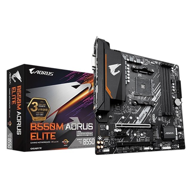 GIGABYTE B550M AORUS ELITE 제이씨현