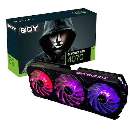 갤럭시 BOY 지포스 RTX 4070 EX GAMER BLACK OC D6X 12GB