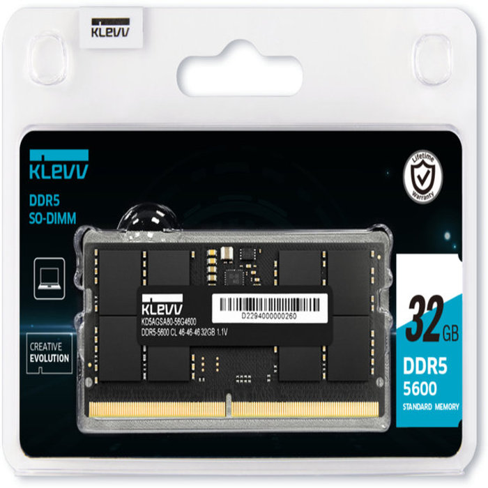 클레브 ESSENCORE KLEVV 노트북 DDR5-5600 CL46 파인인포 32GB