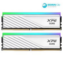 [서린공식] ADATA DDR5-6000 CL30 LANCER BLADE RGB 화이트 패키지 서린 (32GB(16Gx2))