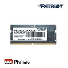 패트리어트 DDR5 32G PC5-44800 CL46 SIGNATURE 5600MHz 노트북용 파인인