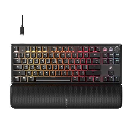 [커세어] K70 래피드트리거 PRO TKL MGX 유선 블랙 게이밍 기계식 키보드 마그네틱축