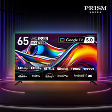 [25년형] 프리즘 65인치 QLED 국내최초 구글5.0 스마트TV DLG120Hz 패널 2년 무상 / CP65G5Q (기사방문/스탠드설치)