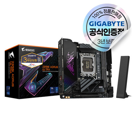 GIGABYTE Z890I AORUS ULTRA 피씨디렉트 [오늘출발/안전포장]