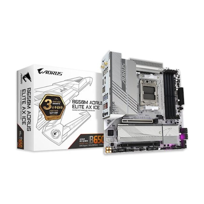 기가바이트 GIGABYTE B650M AORUS ELITE AX ICE 제이씨현 G