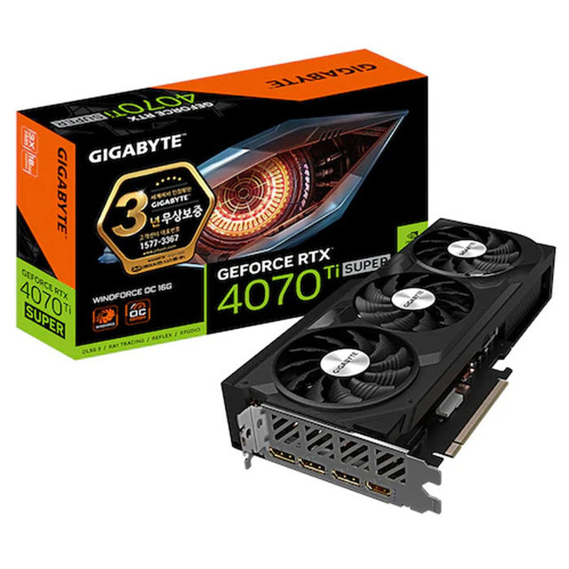 GIGABYTE 지포스 RTX 4070 Ti SUPER WINDFORCE OC D6X 16GB 제이씨현