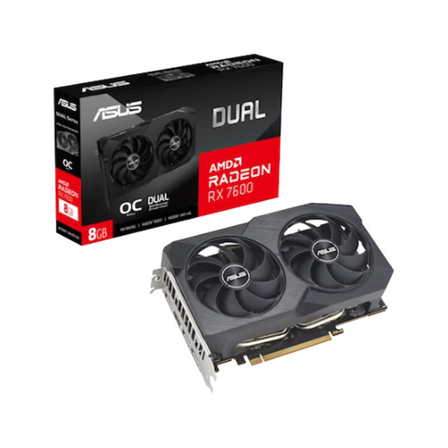 ASUS DUAL 라데온 RX 7600 O8G V2 OC D6 8GB_M