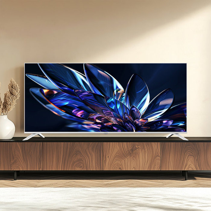 더함 화이트 스마트 127cm QLED 120Hz 돌비 AI 구글 5.0 스탠드형 기사설치