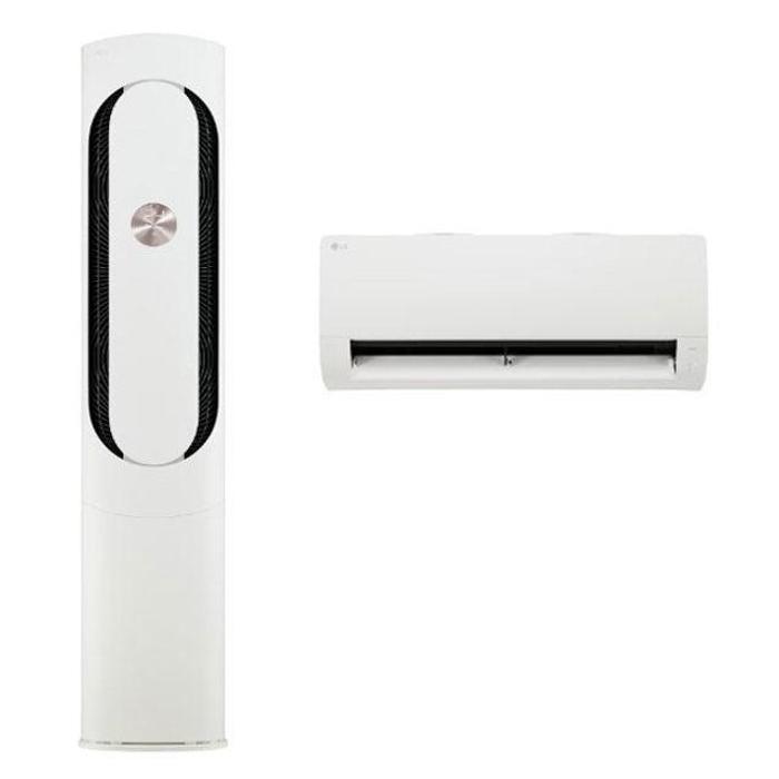 LG전자 오브제 칸 매립배관 2in1에어컨 FQ18HDKHP2M 58.5㎡+18.7㎡ 실외기포함 전국기본설치비 포함