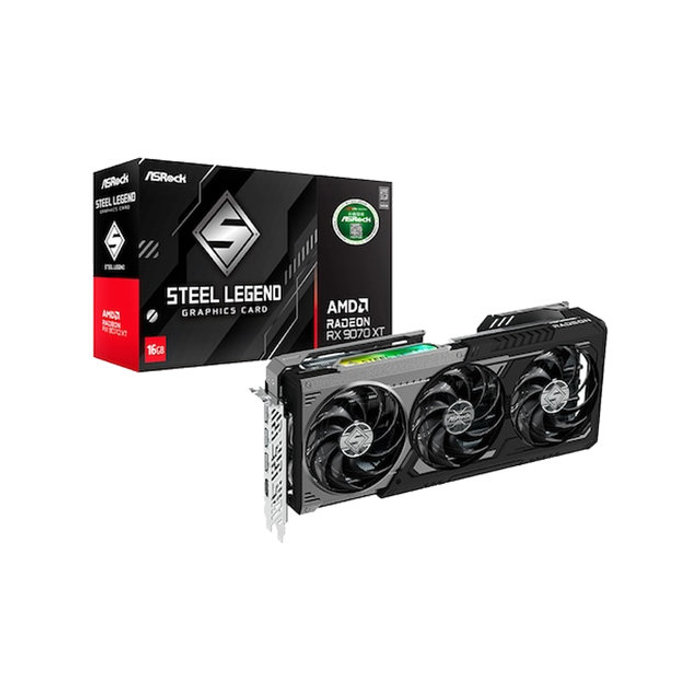 애즈락 ASRock 라데온 RX 9070 XT 스틸레전드 DARK D6 16GB 대원씨티에스/