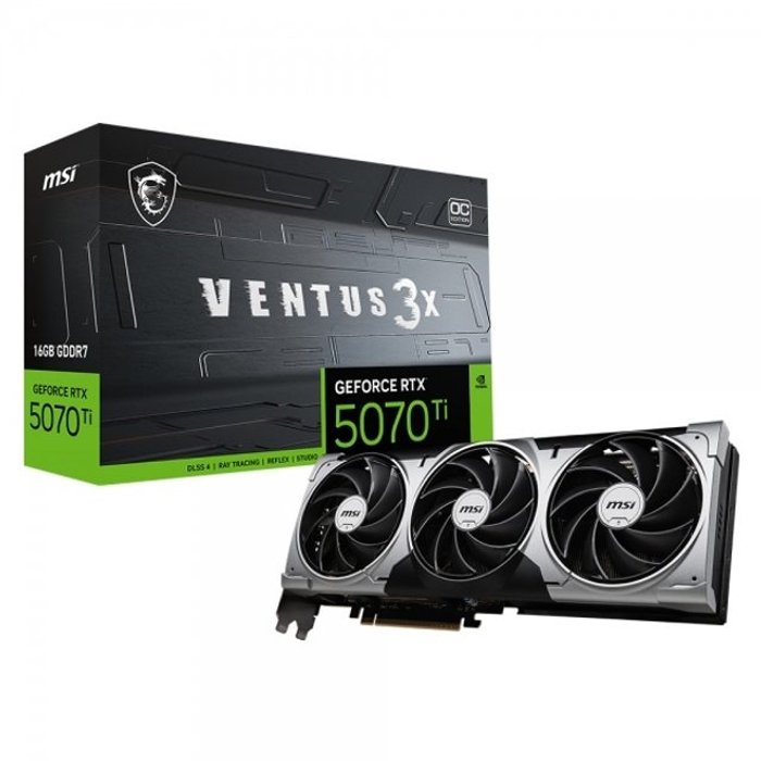 MSI 지포스 RTX 5070 Ti 벤투스 3X OC D7 16GB /Ms
