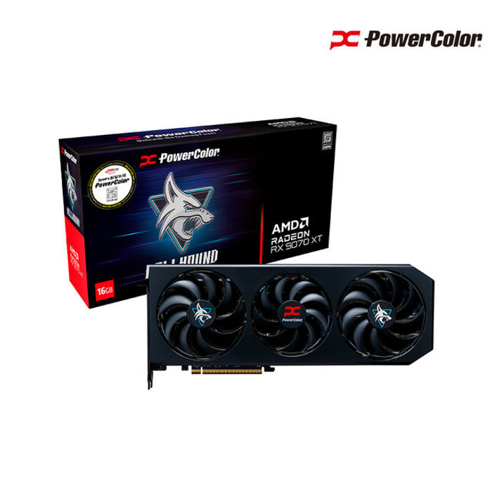 파워컬러 PowerColor 라데온 RX 9070 XT Hellhound D6 16GB 진화하는 하드웨어