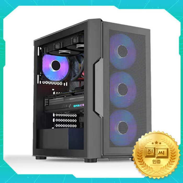 [게이밍컴퓨터]쥐씨 라이젠7 7800X3D + RX 9060 XT 대표 조립컴퓨터