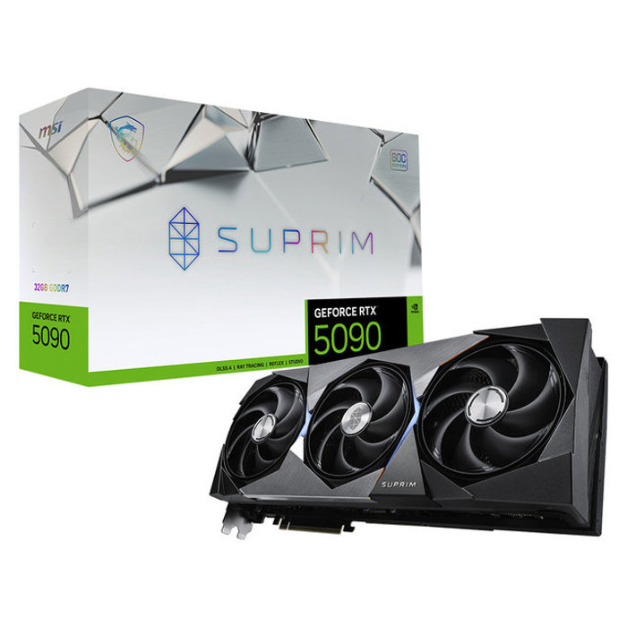 MSI 지포스 RTX 5090 슈프림 SOC D7 32GB 하이퍼프로져 VGA