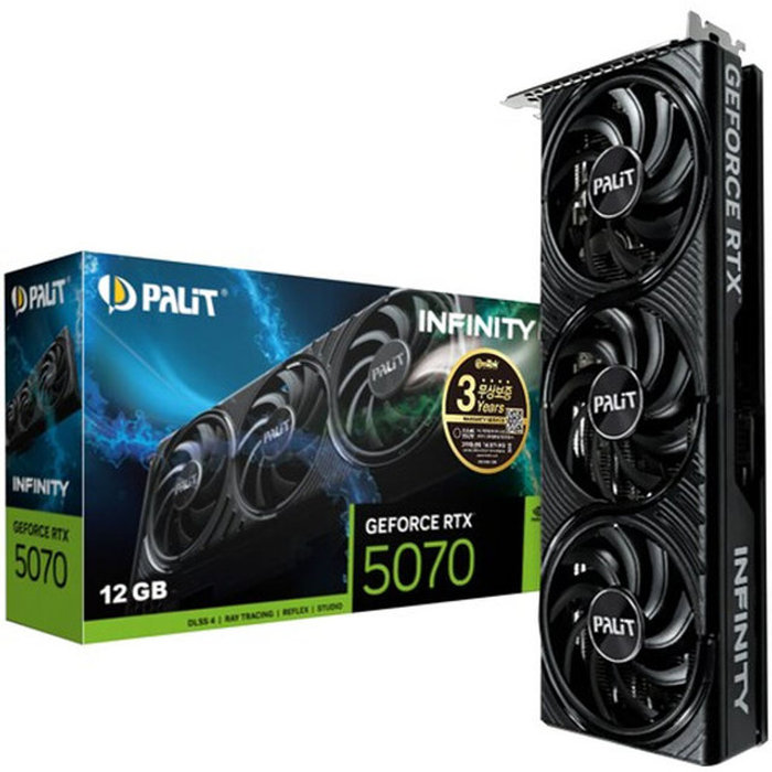 PALIT 지포스 RTX 5070 INFINITY 3 D7 12GB 이엠텍/