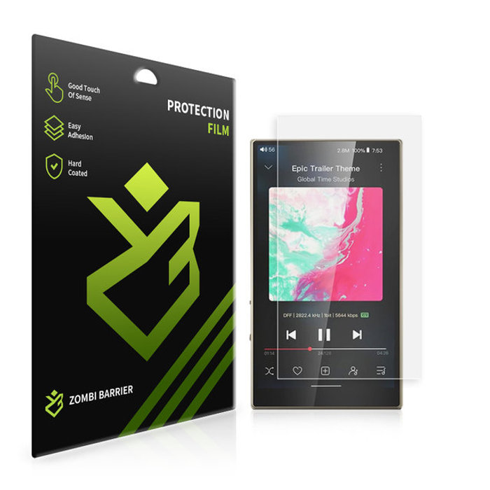 좀비베리어 Fiio M21 올레포빅 고광택 액정보호필름 2매