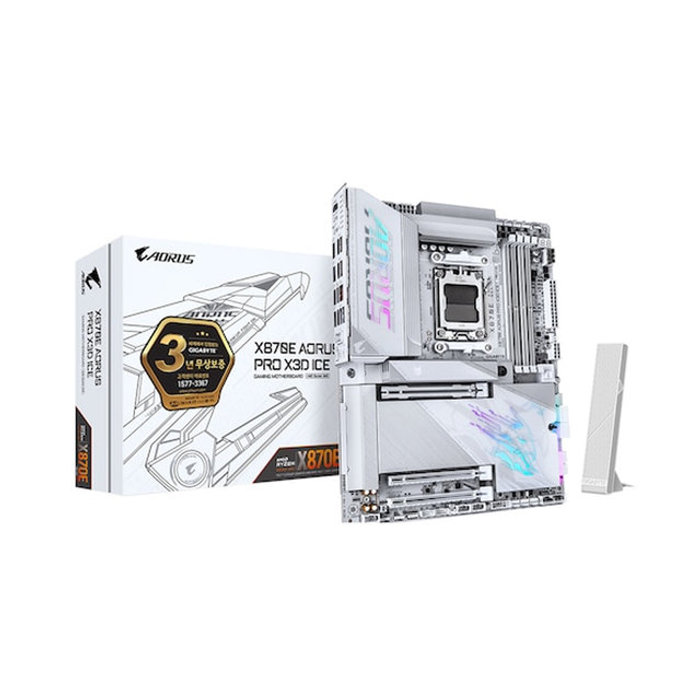 기가바이트 GIGABYTE X870E AORUS PRO X3D ICE 제이씨현/