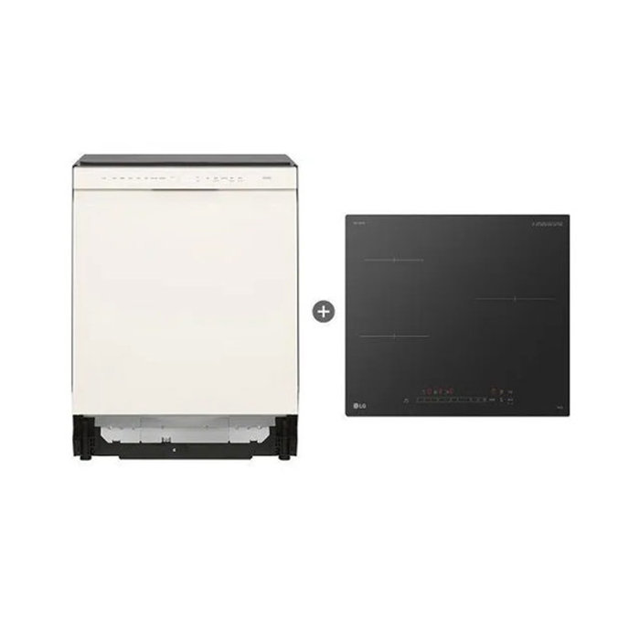 LG전자 디오스 오브제컬렉션 식기세척기+인덕션 DUE1BGLE + BEI3QEBLOE