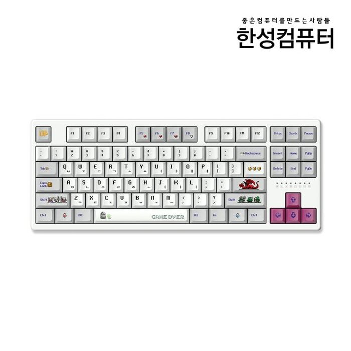 한성컴퓨터 TFG Magnetox 2XL 듀얼 8K 래피드트리거 자석축 게이밍 키보드 픽셀 POLARIS2 저소음 35g