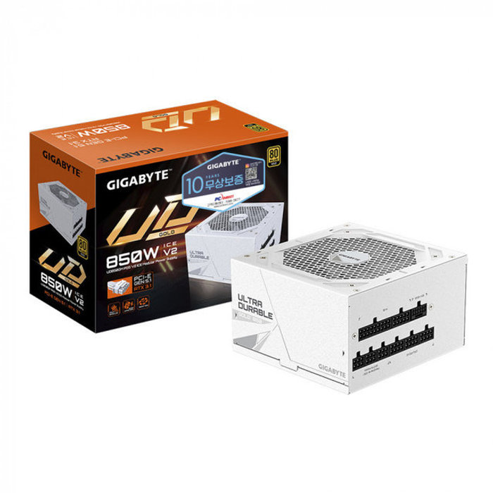 기가바이트 GIGABYTE UD850GM PG5 V2 ICE 80PLUS골드 풀모듈러 ATX3.1 피씨디렉트
