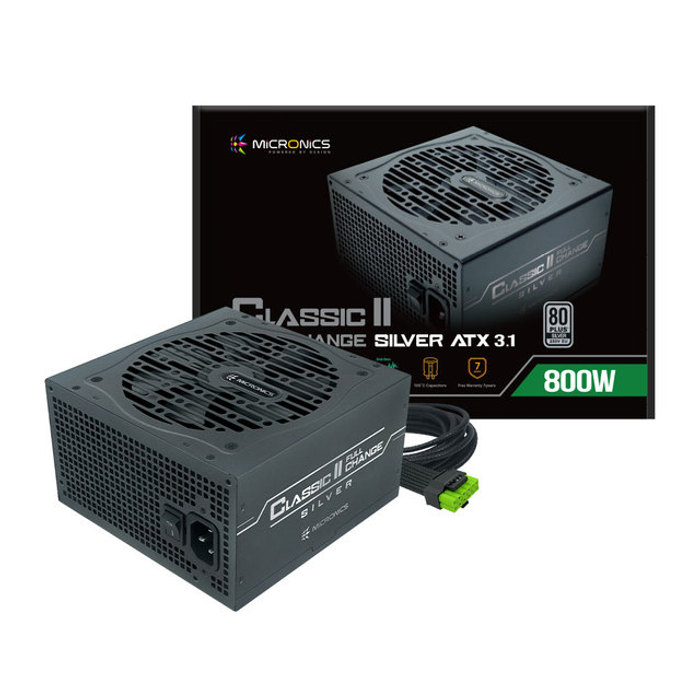 공식총판 마이크로닉스 Classic II 800W 풀체인지 80PLUS 실버 ATX3.1