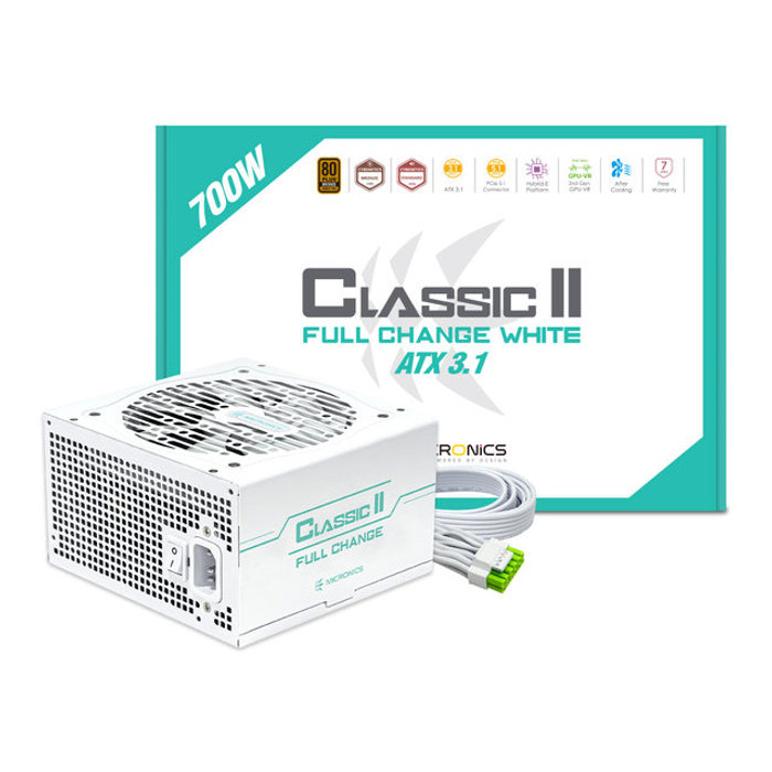 마이크로닉스 Classic II 풀체인지 700W 80PLUS BRONZE ATX3.1 화이트 파워