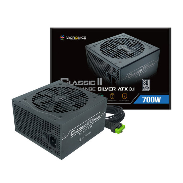공식총판 마이크로닉스 Classic II 풀체인지 700W 80PLUS 실버 ATX3.1 블랙