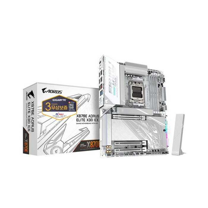 기가바이트 GIGABYTE X870E AORUS ELITE X3D ICE 피씨디렉트/