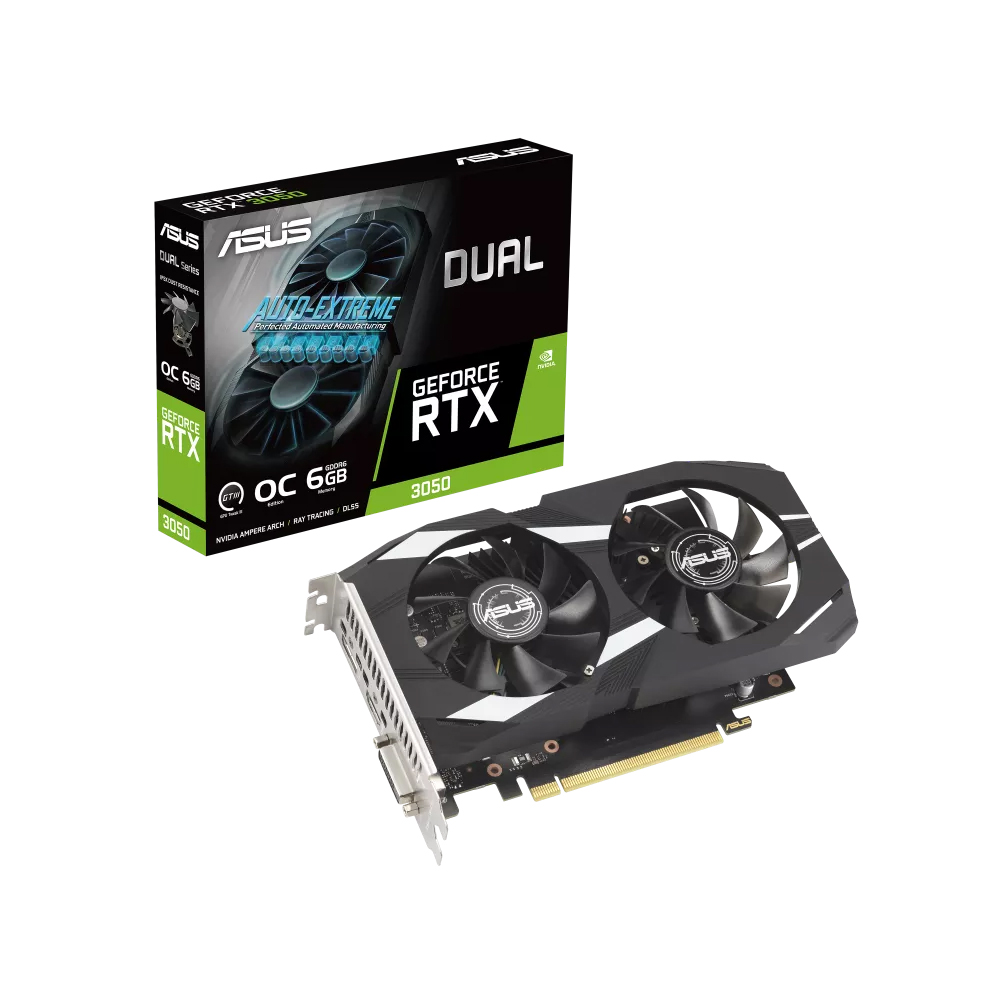 ASUS DUAL 지포스 RTX 3050 D6 6GB 인텍앤컴퍼니 공인인증점