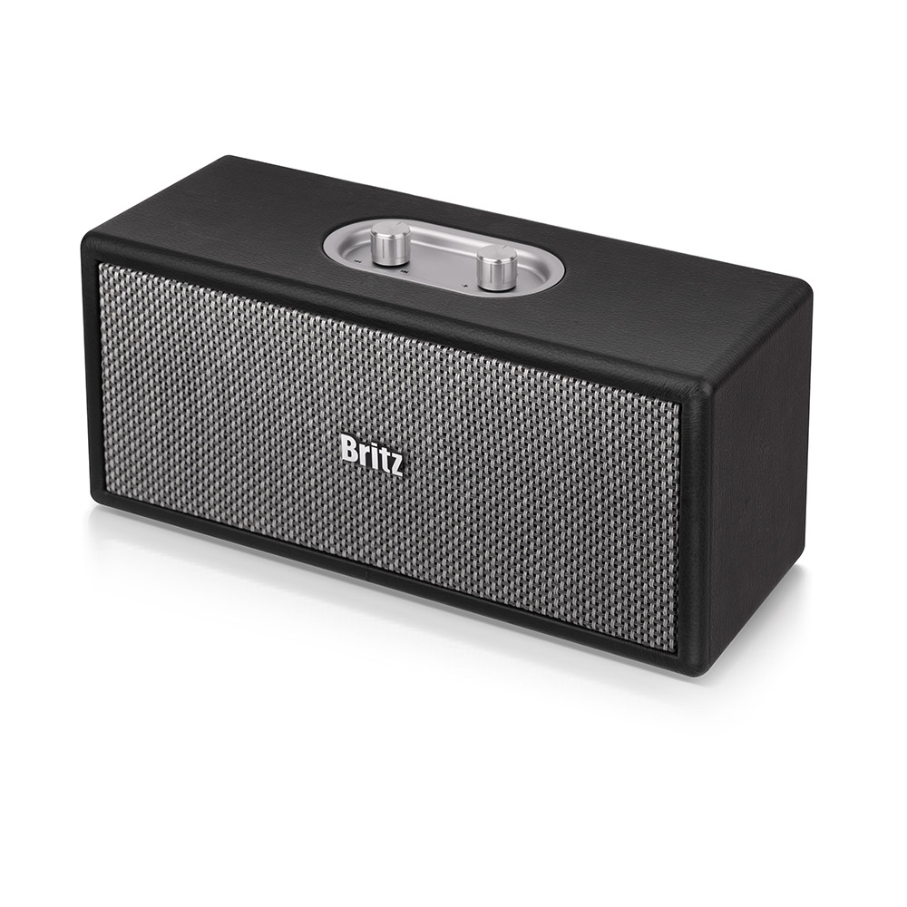 브리츠 BZ-TX11 엔틱 디자인 블루투스 스테레오 스피커 무선 FM 라디오