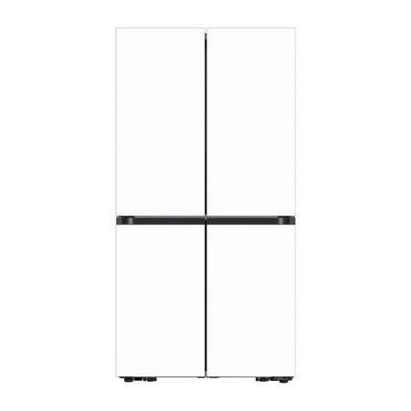 삼성전자 Bespoke AI 4도어 냉장고 RM70F90M1ZD 902L,에센셜 화이트