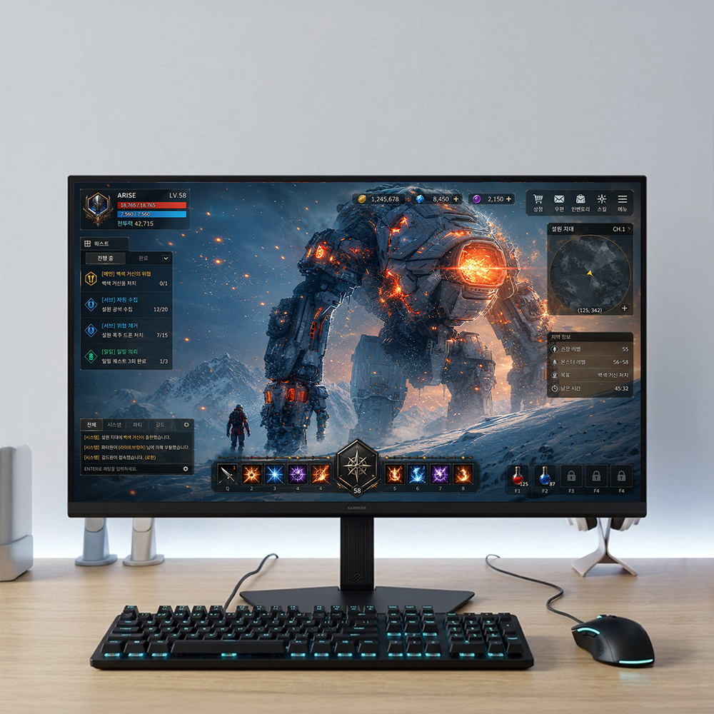 삼성전자 삼성 오디세이 G8 LS32HG806 79.9cm 32인치 6K 165Hz 3K 330Hz 듀얼모드 가변주사율 게이밍모니터