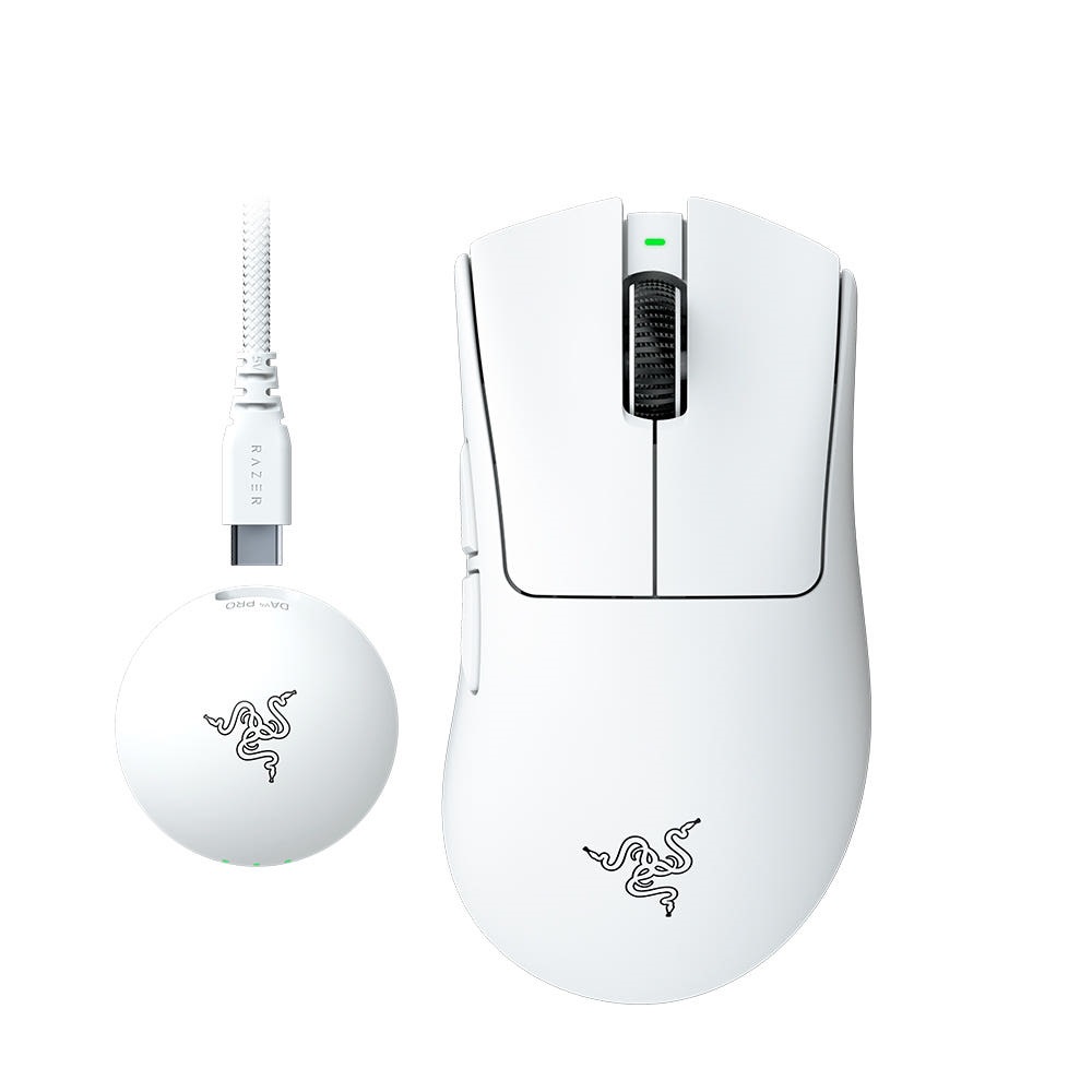 레이저코리아 Deathadder V4 Pro 유무선 게이밍 마우스 화이트